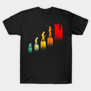 Gamer Evolution Drôle Aux Jeux Videos T-Shirt